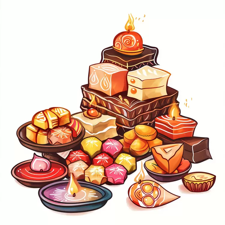 snacks sweetmeats delicacies desserts treats