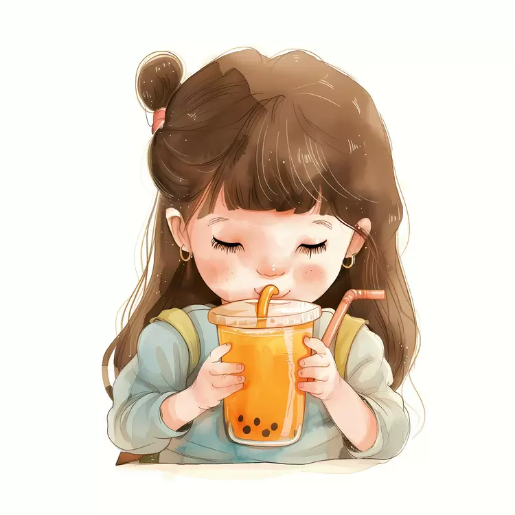cup hot tea bubble tea asian