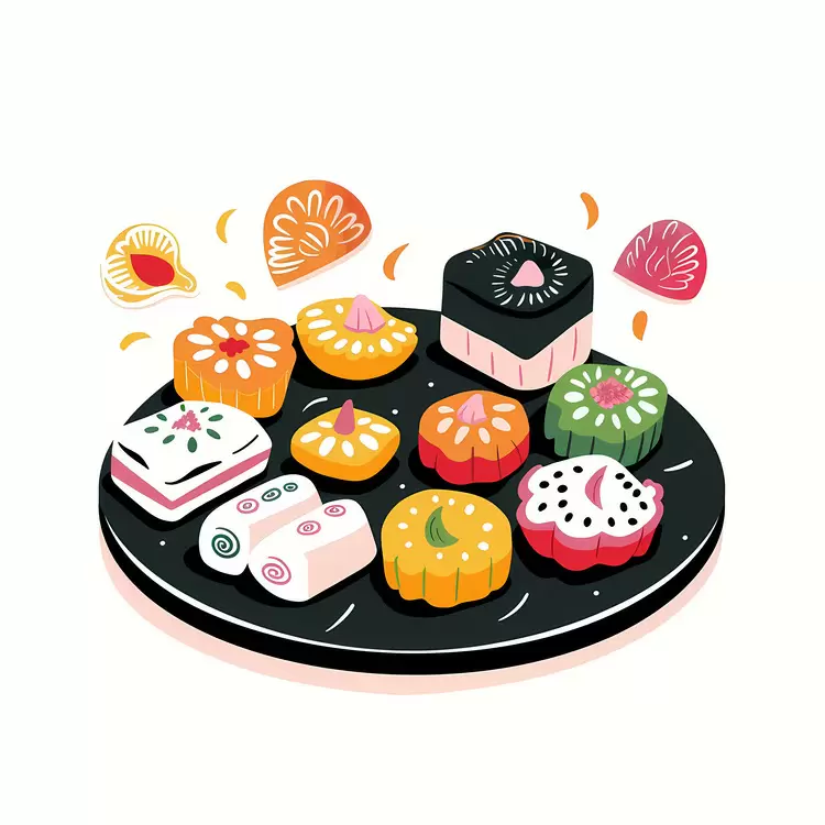 food art delicious colorful party pastries