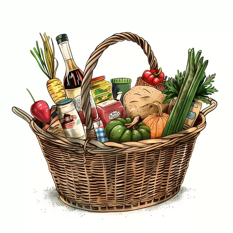 fruits and vegetables food items healthy eating nutritional foods shopping cart