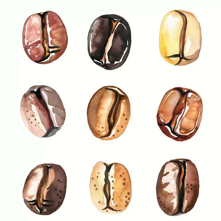 medium brown coffee beans light brown coffee beans raw coffee beans dark roasted coffee beans brown beans