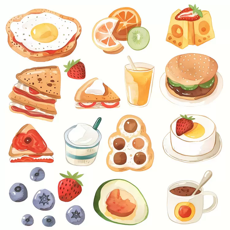 Breakfast Vegetables Nutritious meal Yogurt Food