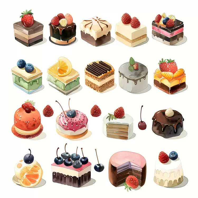 Desserts Muffins Pastries Baked Goods Cream Puffs