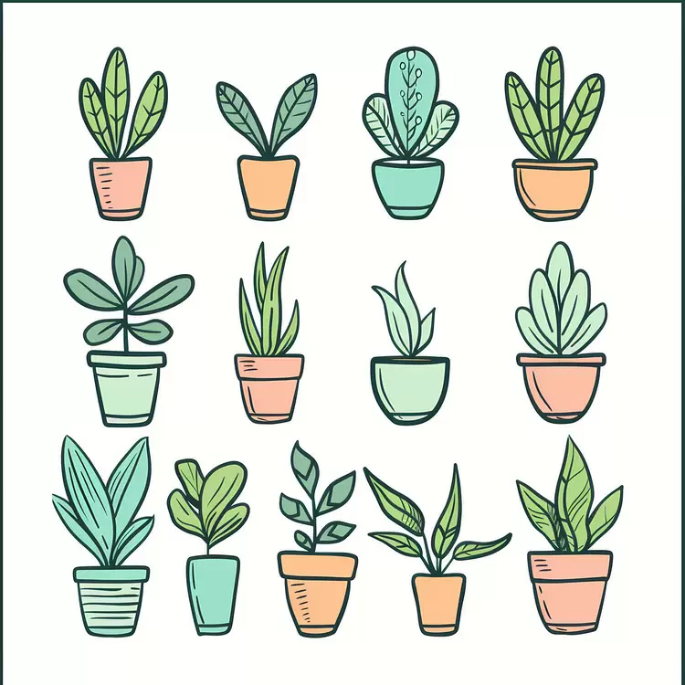 potted plants air plants flowering plants houseplants in pots