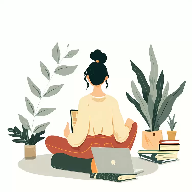 relaxation meditation practice woman lotus
