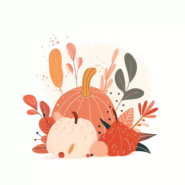 autumn abundance yellow fall foliage ghosts pumpkins