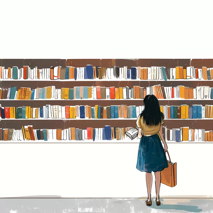 store shelves lighting reading