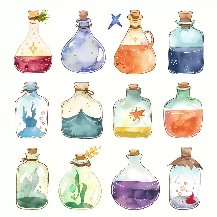 magic potion whimsical ancient magical fantasy