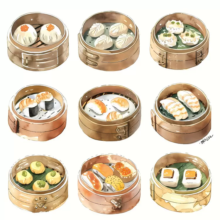 Dim Sum shumai food steamed stir fry