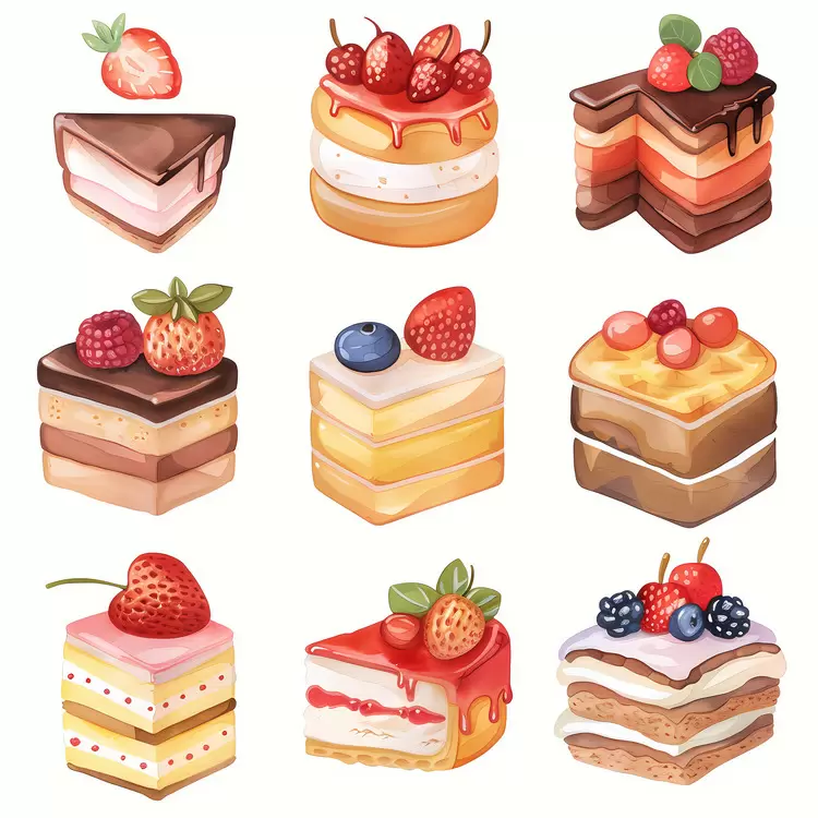 Baked goods Slice of cake Dessert Cake slice