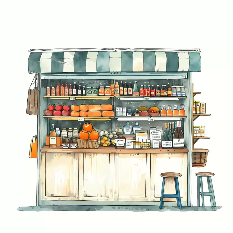 Vegetable stand Market stall Counter Food display Fruit stand