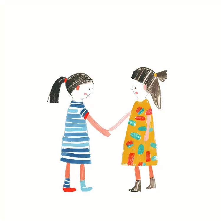 children's emotions hands sharing playful