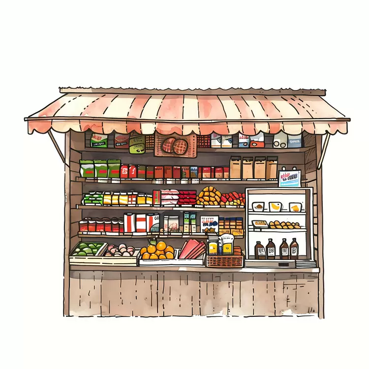 beer pastries open shelves frozen fresh