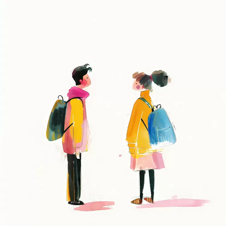 relationship Illustration for children's book Fashion illustration humorous panel