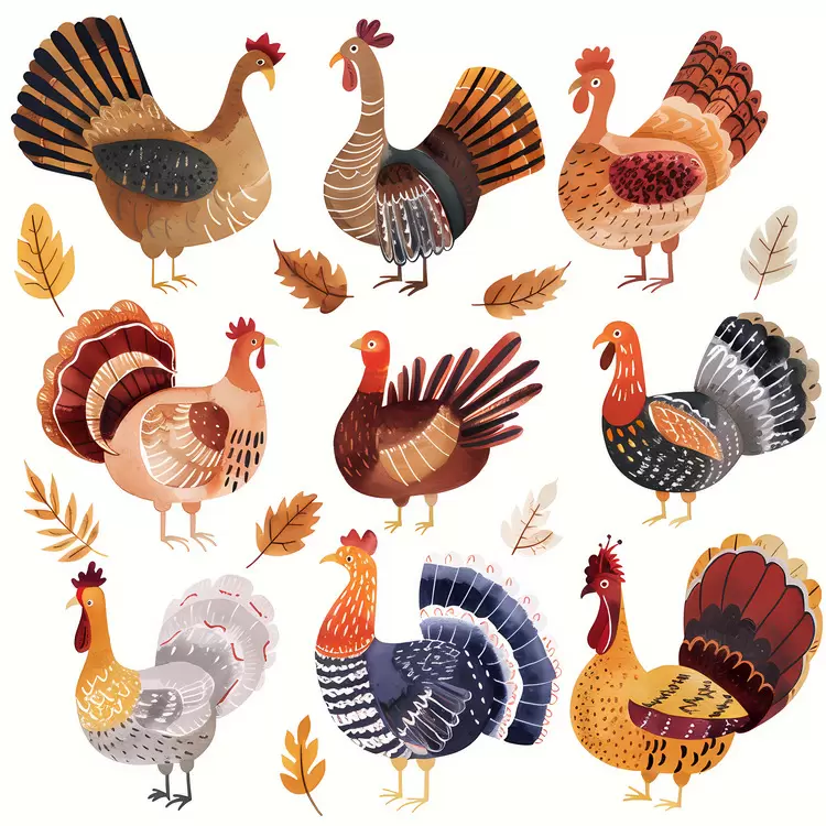 Thanksgiving turkey Leaves Food Fall