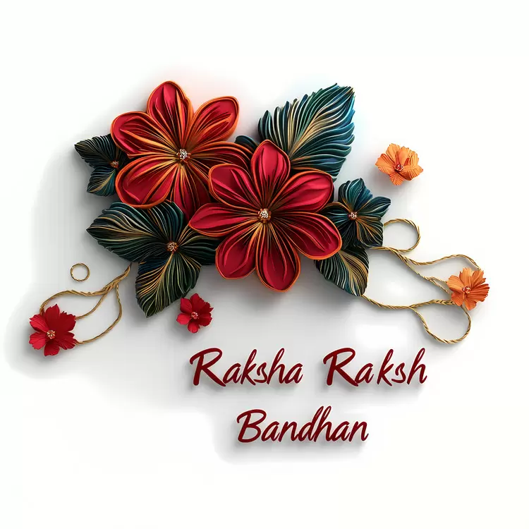 Raksha Bandhan Paper Art craft Decorative