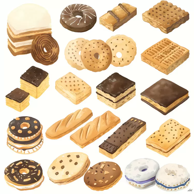biscuits cakes pastries pies scones