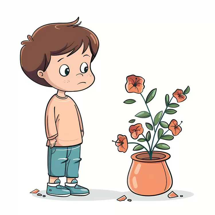 Texture Colorful Human Shoe worried boy