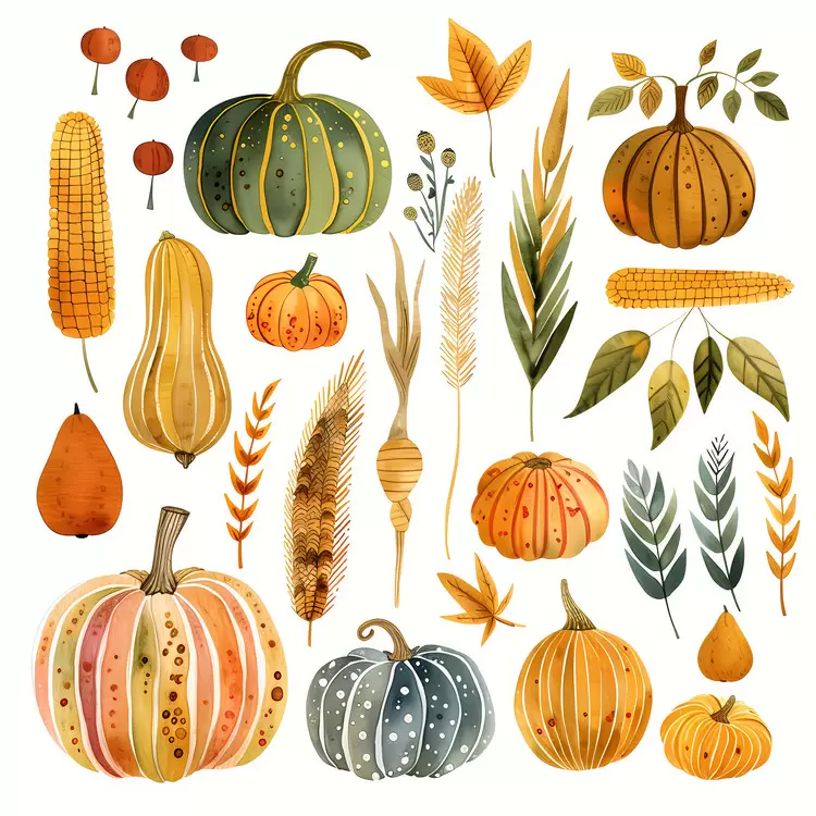 Pumpkin harvest season Corn Nature