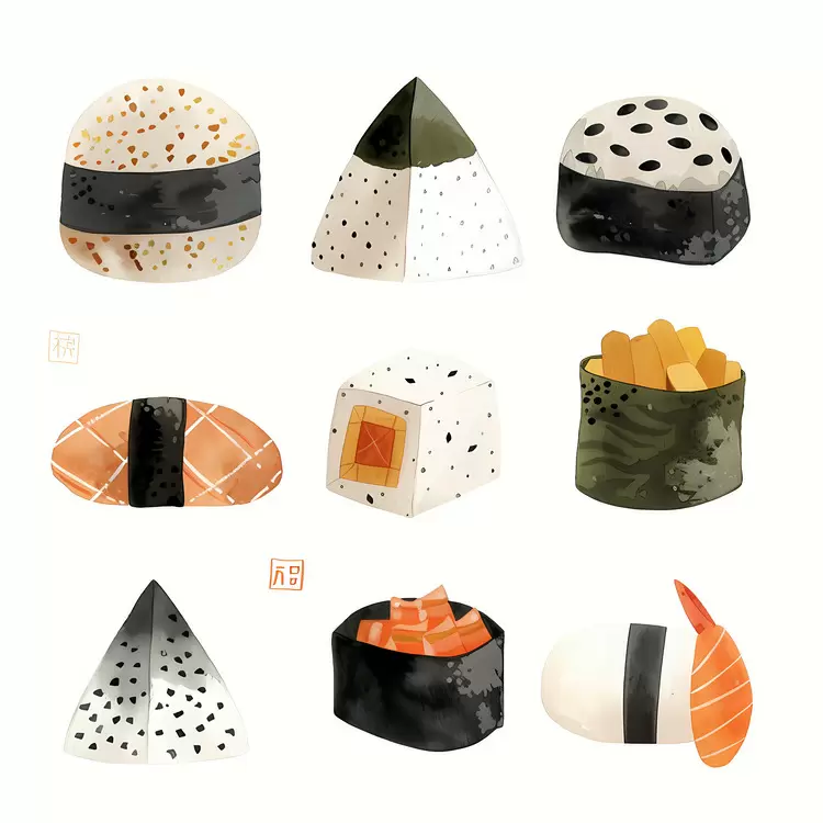 Cucumber Onigiri Tuna Rice Sake
