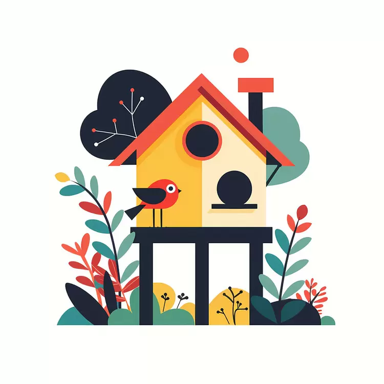 cute Birdhouse architecture decor
