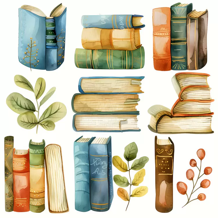 old books vintage books antique botanical illustrations