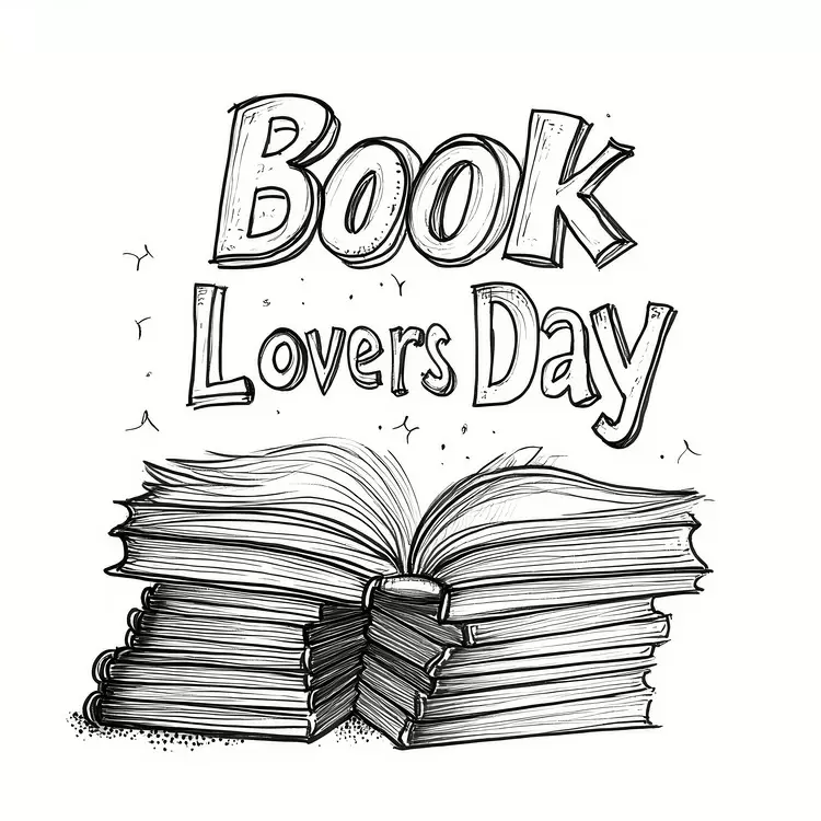 Reading Lover's Day Book Lovers Day Calligraphy
