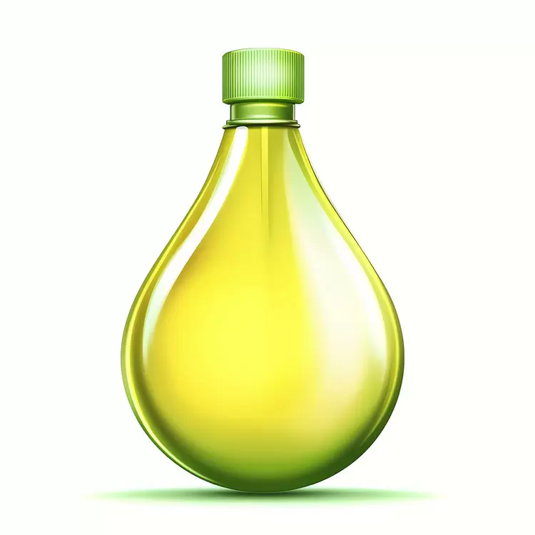 International Biodiesel Day slick bottle glass container with liquid inside bottle of green oil green oil bottle