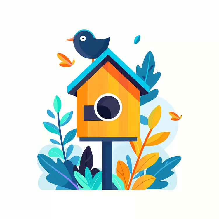 leaves flight nest fowl Birdhouse