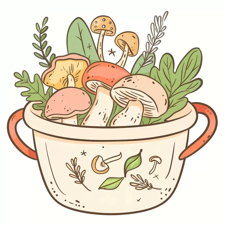 cooked mushrooms Fungal spore Basidiomycetes Mycelium Basidiospores