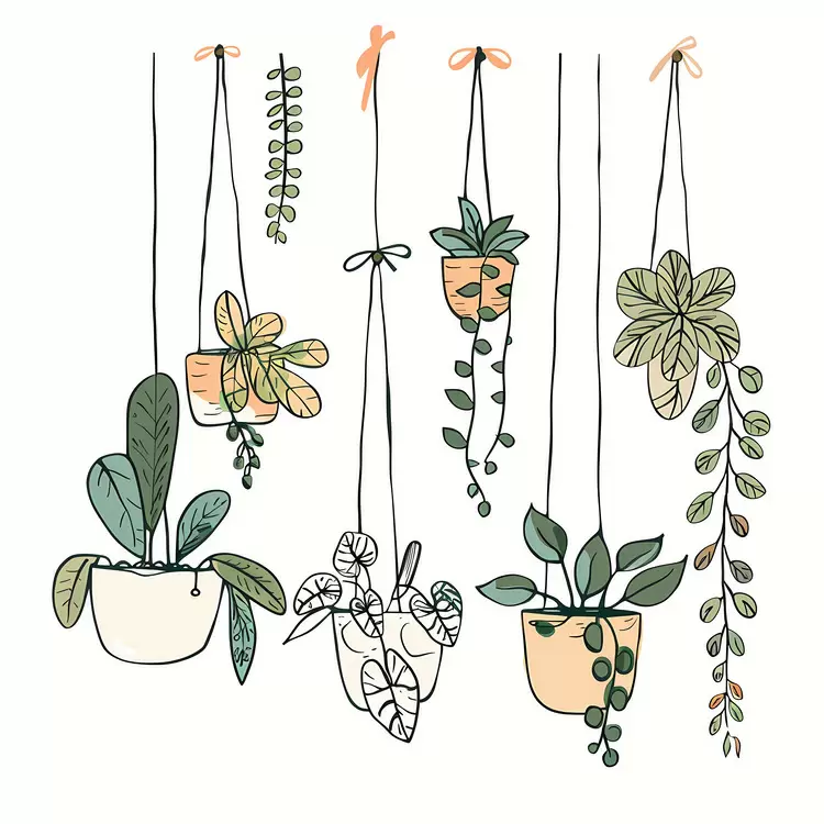 leaves greenery potted plants Houseplants hanging vines