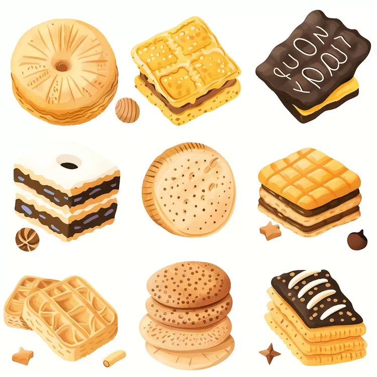 confectionery pastry snack food biscuits
