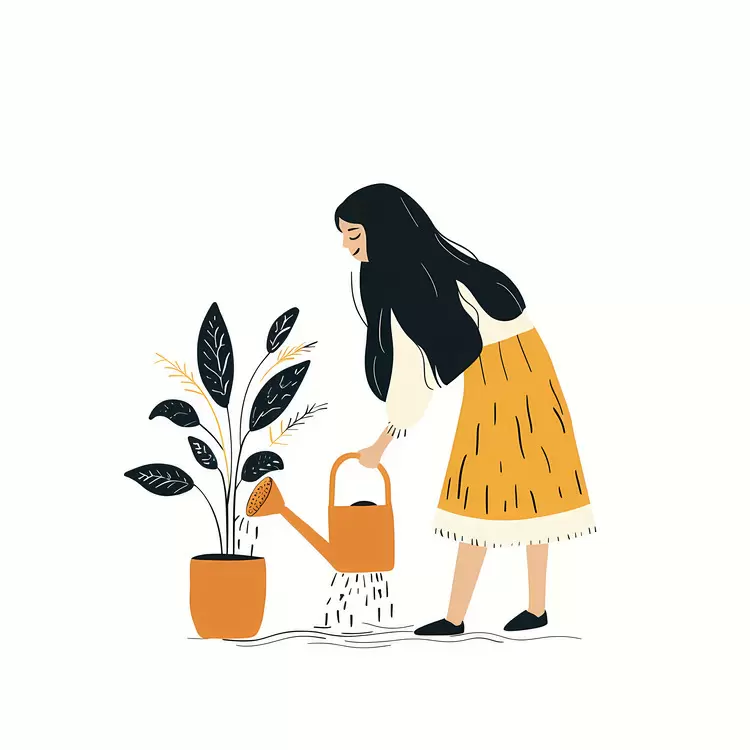 watering can gardening environment nature sustainable