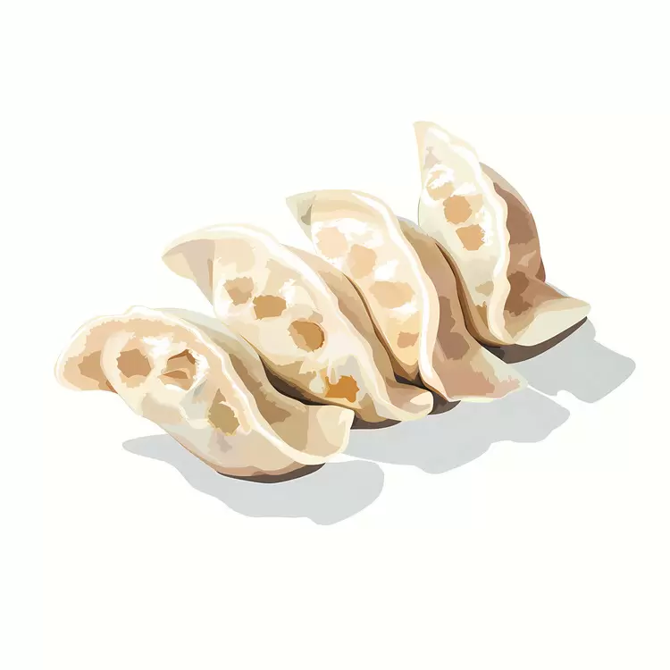 Mochi Steamed dumpling Fried dumpling Baked rice cake Japanese Gyoza