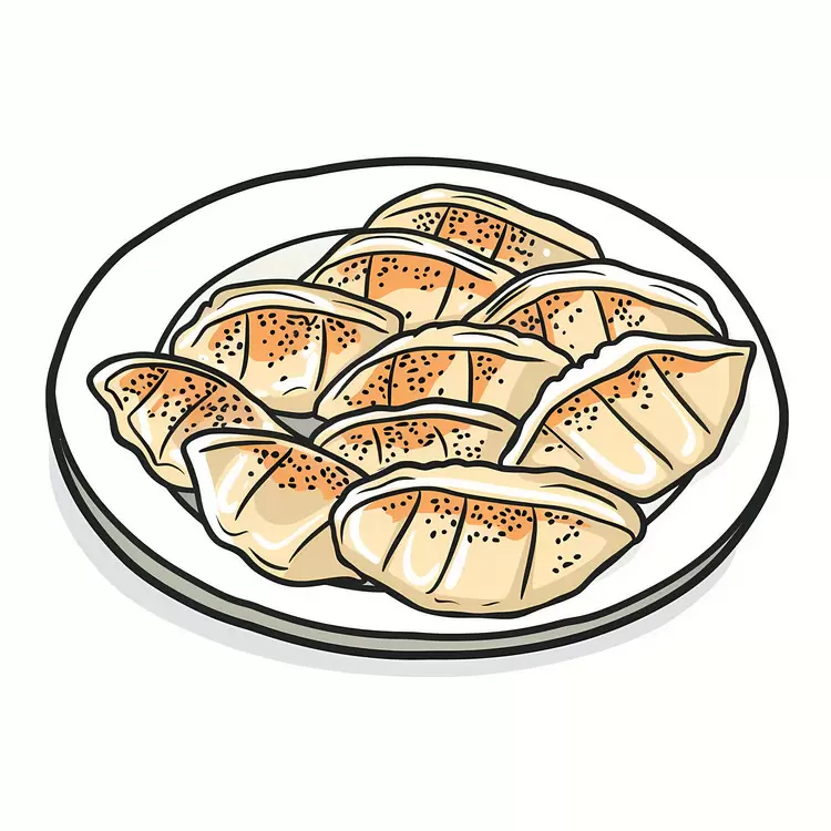 Fried Round Crispy Clean Sweet
