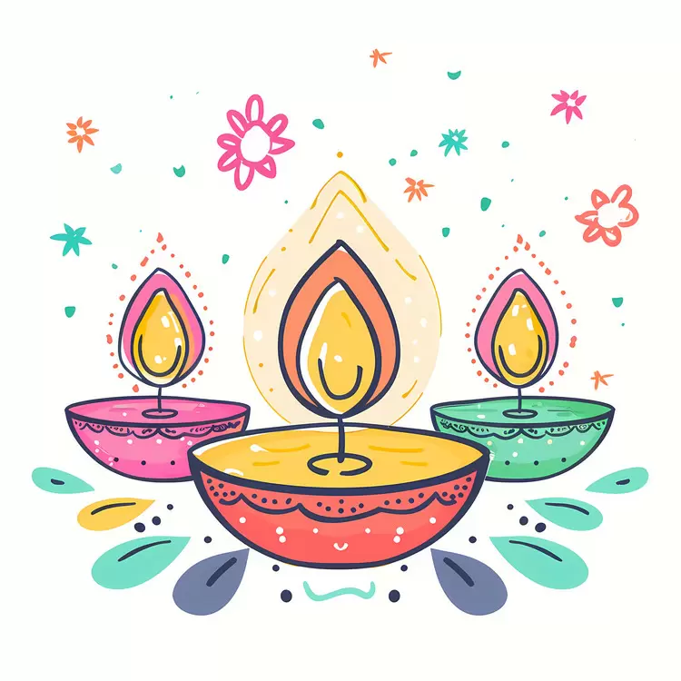 traditional abstract design elements symmetrical colorful