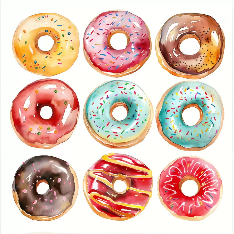 Round Dessert Pastry Sweets Fruity