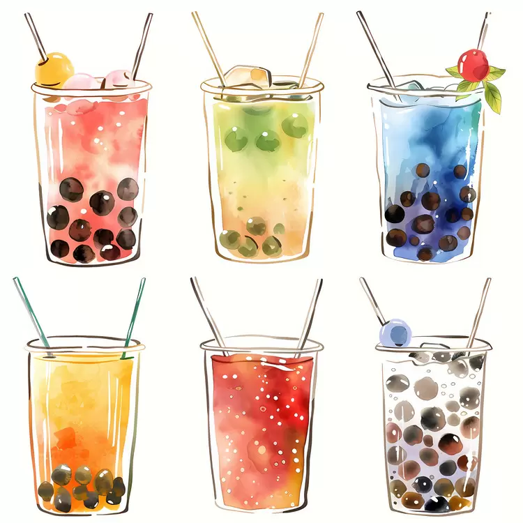 Healthy Bubble tea Fruity Refreshing