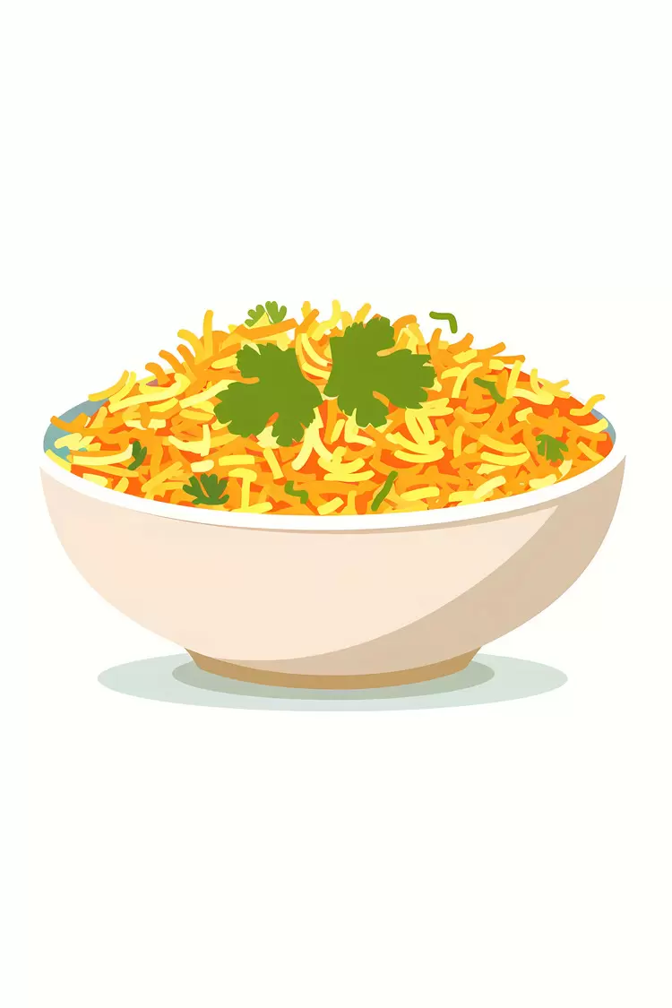 Rice Noodle Spicy Green biryani