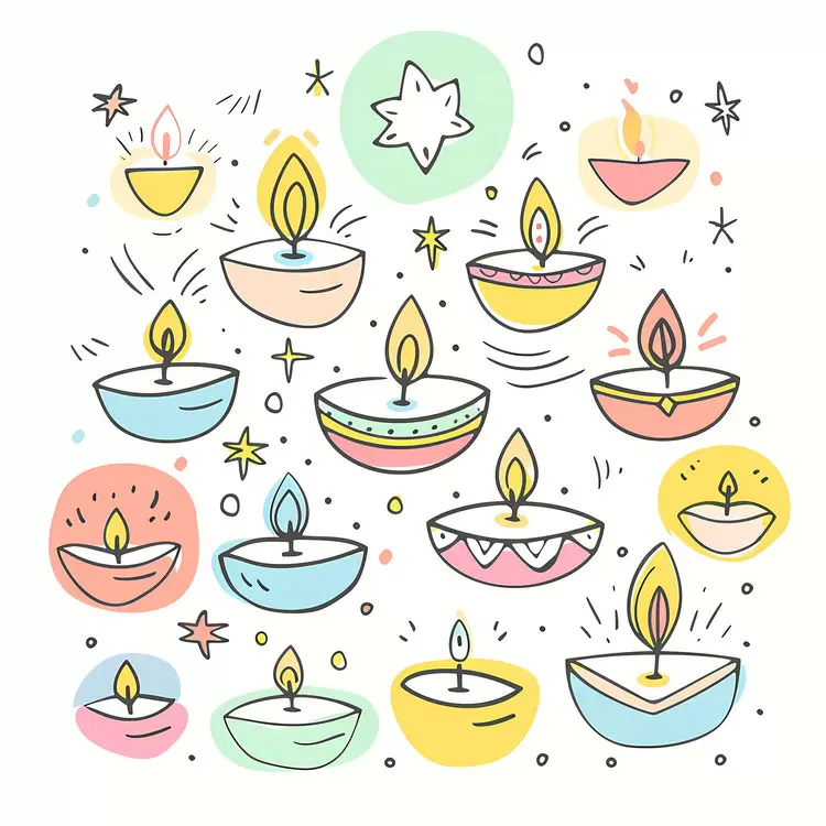 Festive Diwali Festival Radiant Joyous