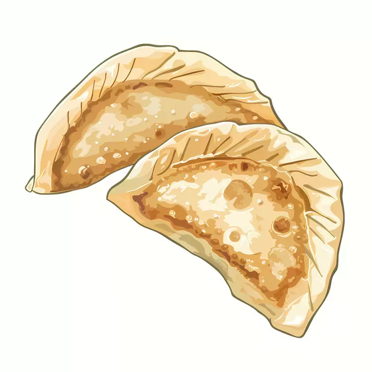 Japanese Gyoza Pastry snack Street food pastry Traditional pastry Chinese pastry