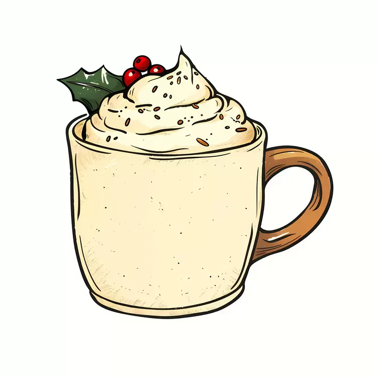 Red Sweet Drink Christmas Hot Chocolate