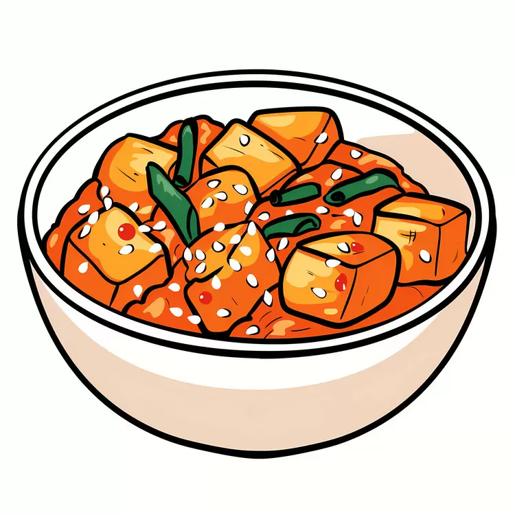 flavorful vegetable stir fry colorful and nutritious hot and sour dish spicy tofu stew satisfying and comforting