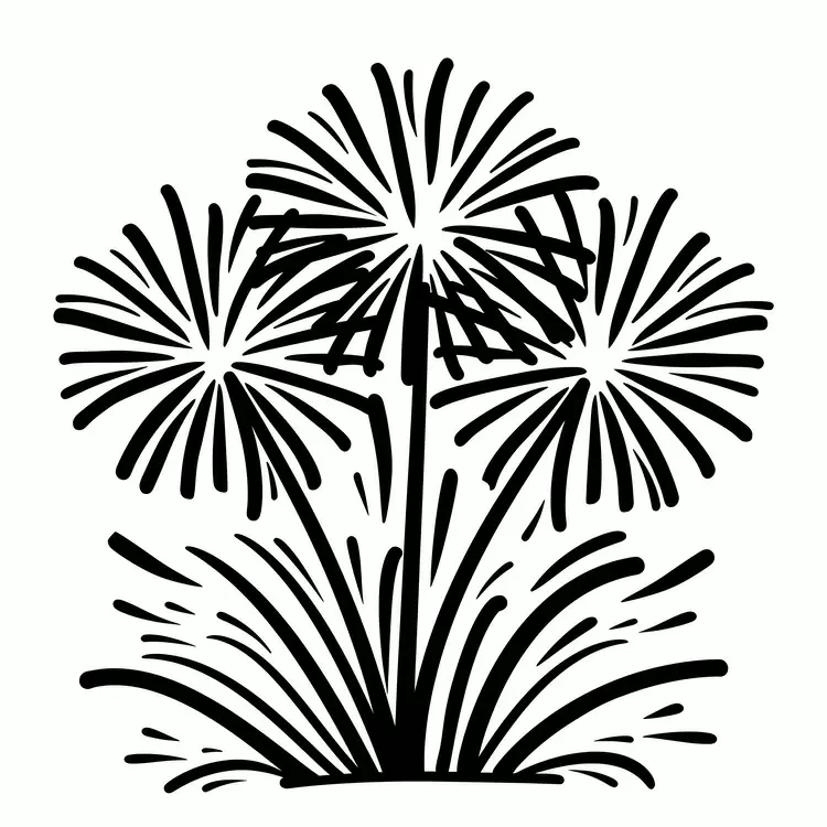outdoor flowers grass black and white summer theme