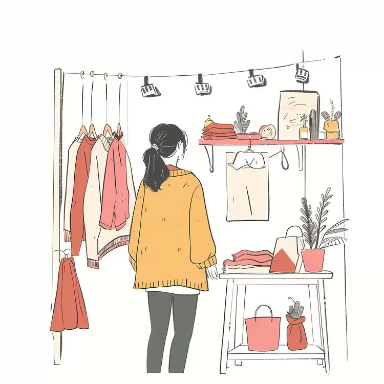 pants handbag hanging clothes dress