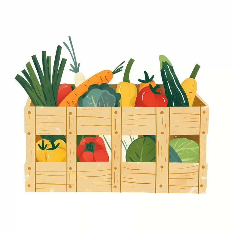 vegetables and fruits Fresh Vegetable Crate fresh produce healthy foods local produce