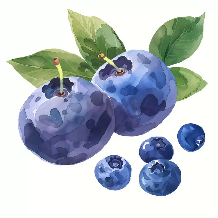 Juicy Watercolor Fruits Sweet Fresh
