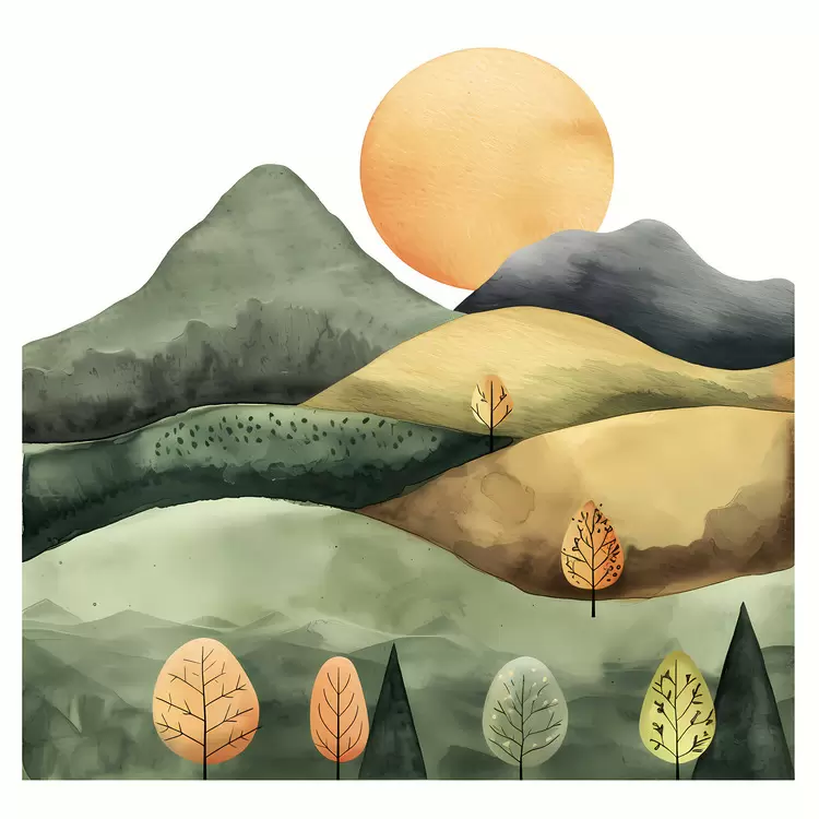Mountainous hills mountainous terrain scenic view mountains landscape