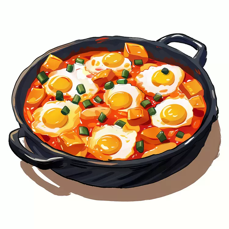 Kitchenware Fried eggs Frying pan Ground beef Meal