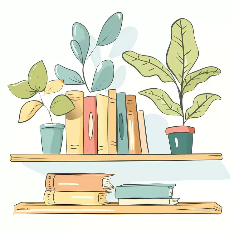 reading Shelf with Books library books on shelves bookshelf